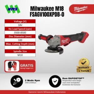 Milwaukee M18 FSAGV100XPDB-0 Grinder