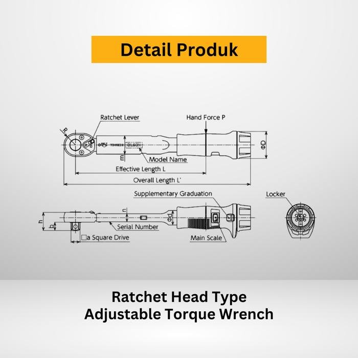 Tohnichi QL50N 3/8" - Gambar 3