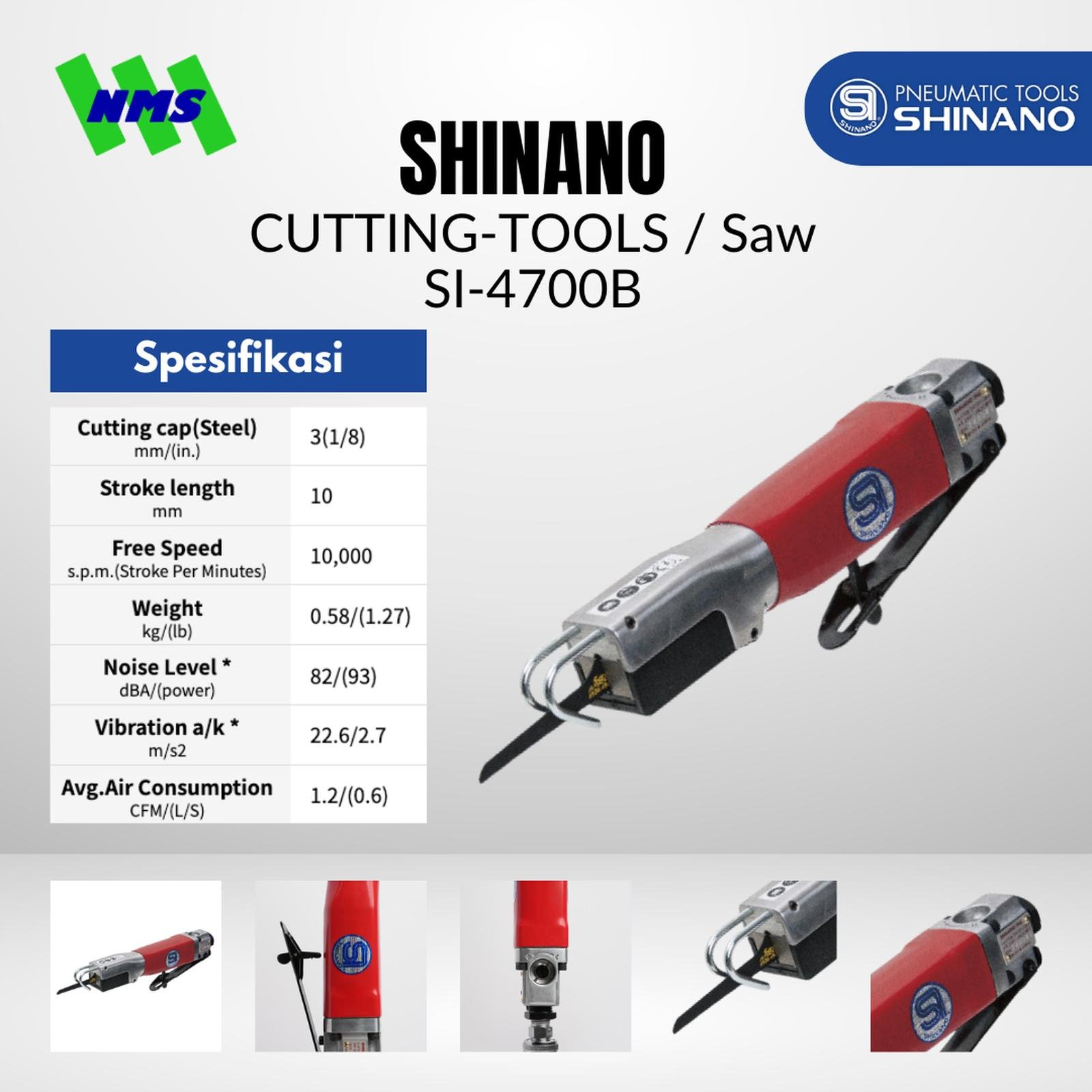 SHINANO SI-4700B Reciprocating Body Saw