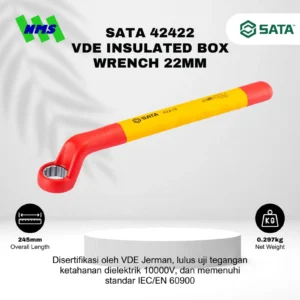 SATA VDE insulated box wrench 22mm