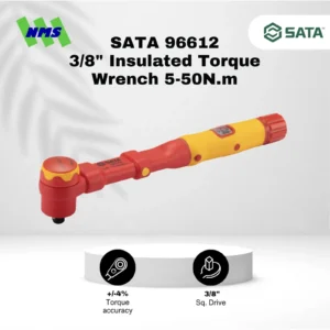 SATA 3/8" insulated torque wrench 5-50nm