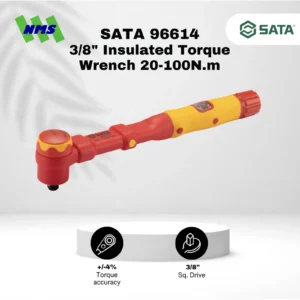 SATA 3/8" insulated torque wrench20-100nm