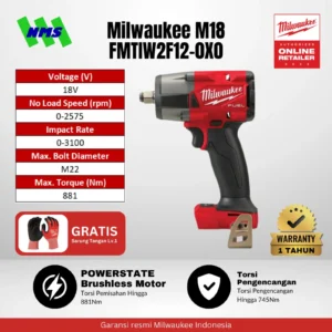 Milwaukee 1/2" M18 FMTIW2F12-0X0