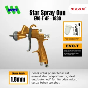 STAR Spray Gun Gravity Type EVO-T-4F-183G