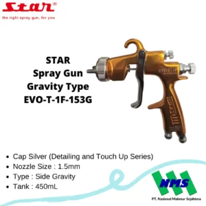 STAR Spray Gun Gravity Type EVO-T-1F-153G