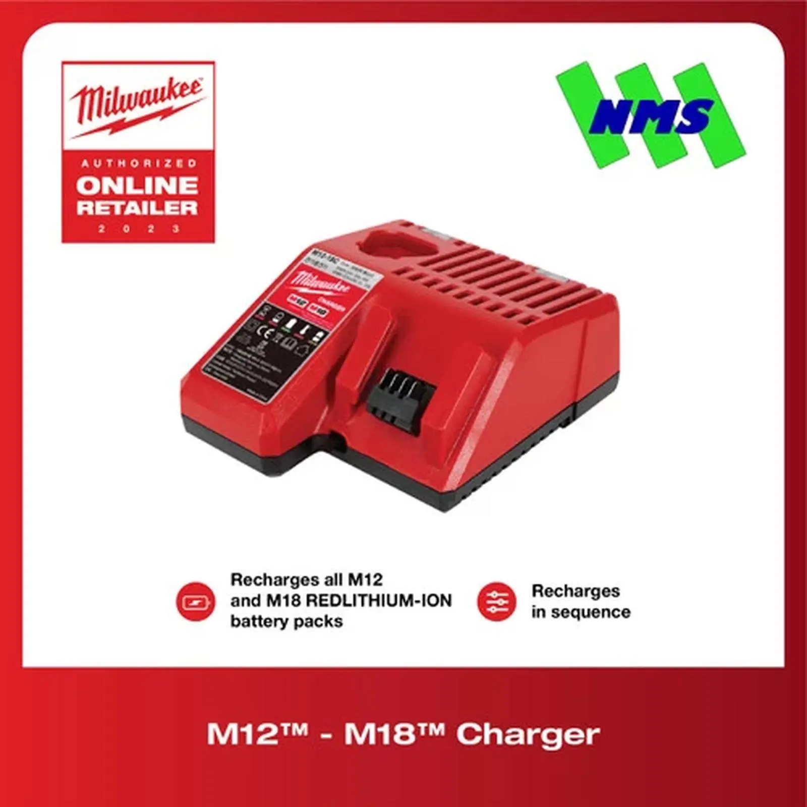 Milwaukee M12-18C Charger