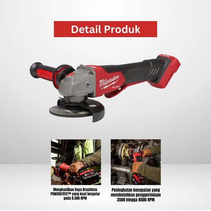 Milwaukee M18 FSAGV125XPDB - Gambar 2