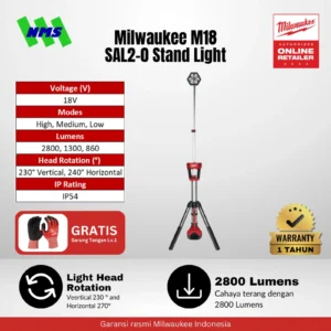 Milwaukee M18 Sal Led Stand Light