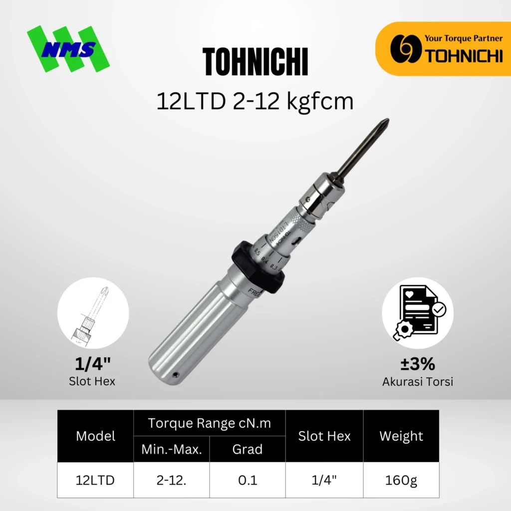 TOHNICHI Torque Screwdriver 12LTD