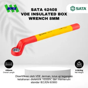 SATA VDE Insulated Box Wrench 8mm