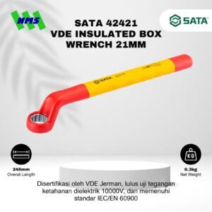 SATA VDE Insulated Box Wrench 21mm