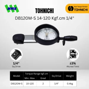 TOHNICHI Torque Wrench DB120M-S