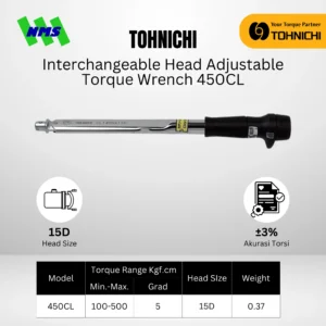TOHNICHI Torque Wrench 450CL