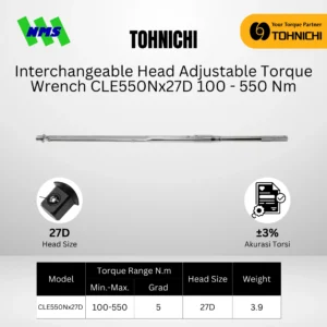 TOHNICHI Torque Wrench CLE550Nx27D