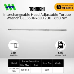 TOHNICHI Torque Wrench CLE850Nx32D