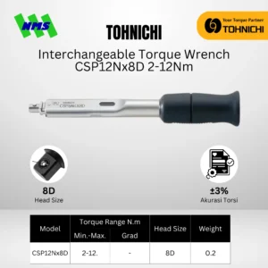 TOHNICHI Torque Wrench CSP12Nx8D
