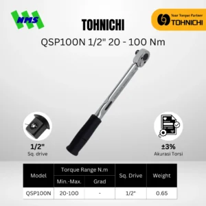 TOHNICHI Torque Wrench QSP100N