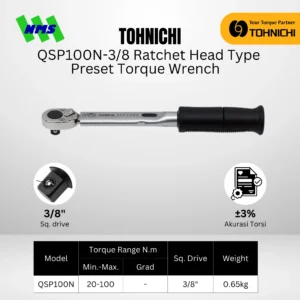 TOHNICHI Torque Wrench QSP100N