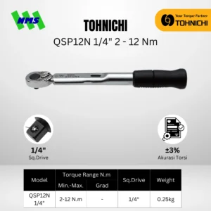TOHNICHI Torque Wrench QSP12N