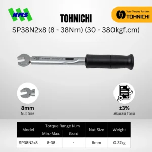 TOHNICHI Torque Wrench SP38N2x8