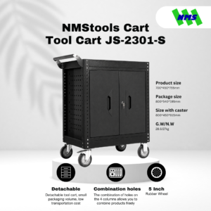 NMStools Cart JS-2301-S Troli Bengkel (BLACK)