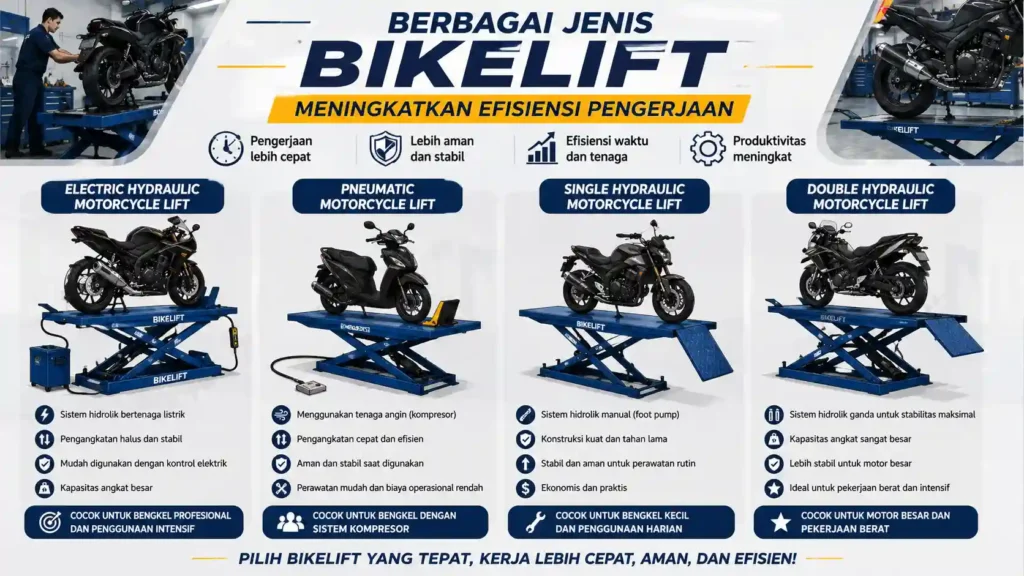berbagai jenis bike lift