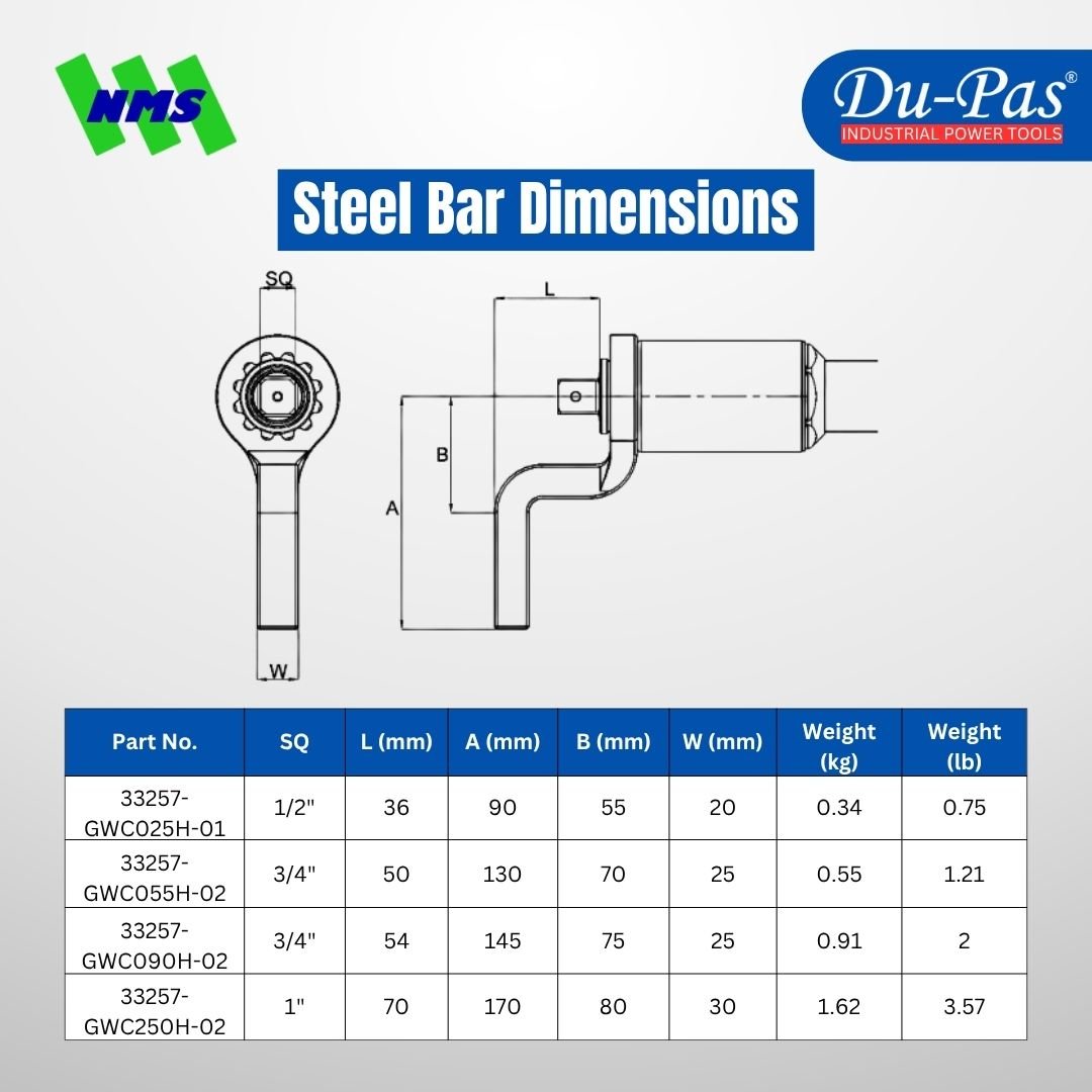 DUPAS GWC SERIES Nut Runner - Gambar 3