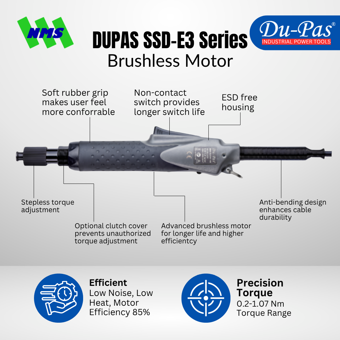 DUPAS SSD-E3 Series Brushless Motor - Gambar 5