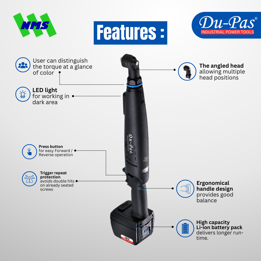 DUPAS WRTBA Series Cordless Shut-off - Gambar 4