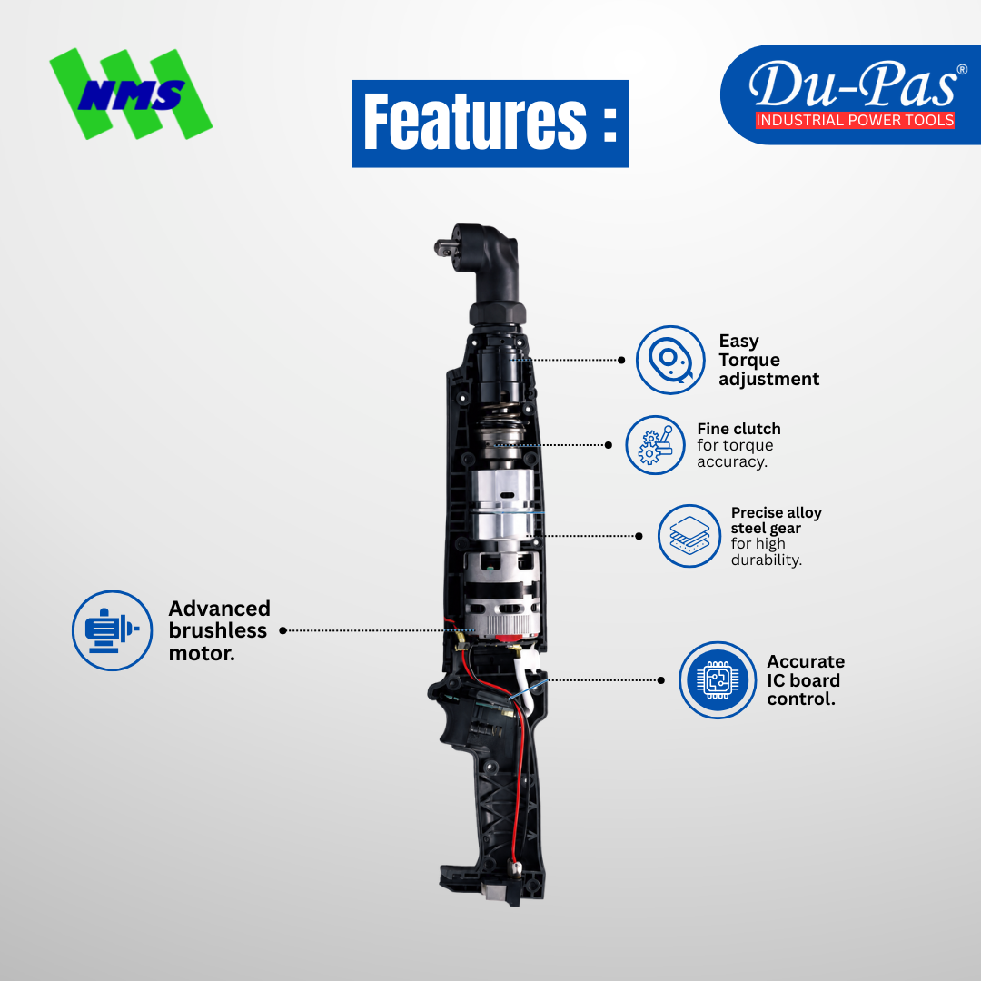 DUPAS WRTBA Series Cordless Shut-off - Gambar 5